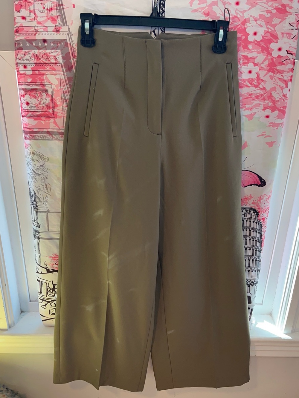 NEW ZARA STRAIGHT CUT PANTS SIZE XS - Picture 5 of 10